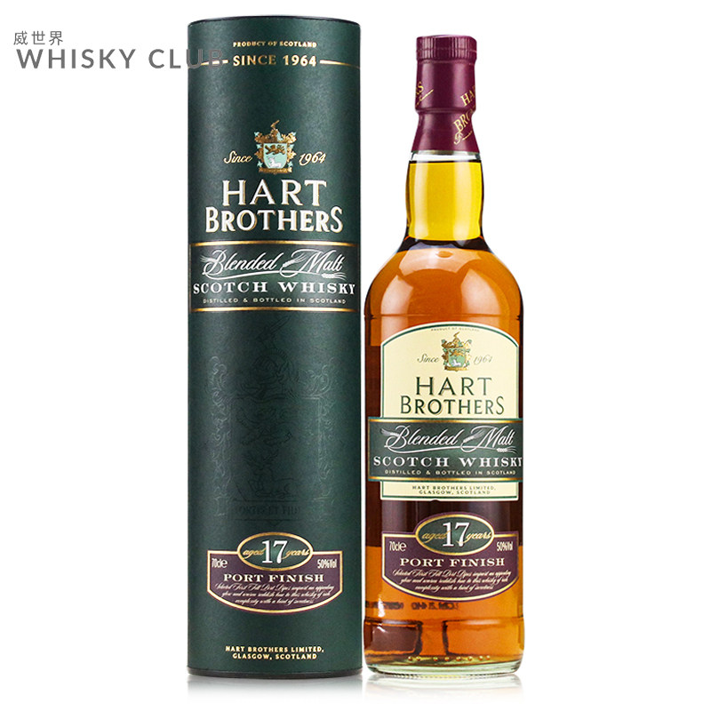 哈特兄弟17年 波特桶混合麦芽苏格兰威士忌进口洋酒hart brothers