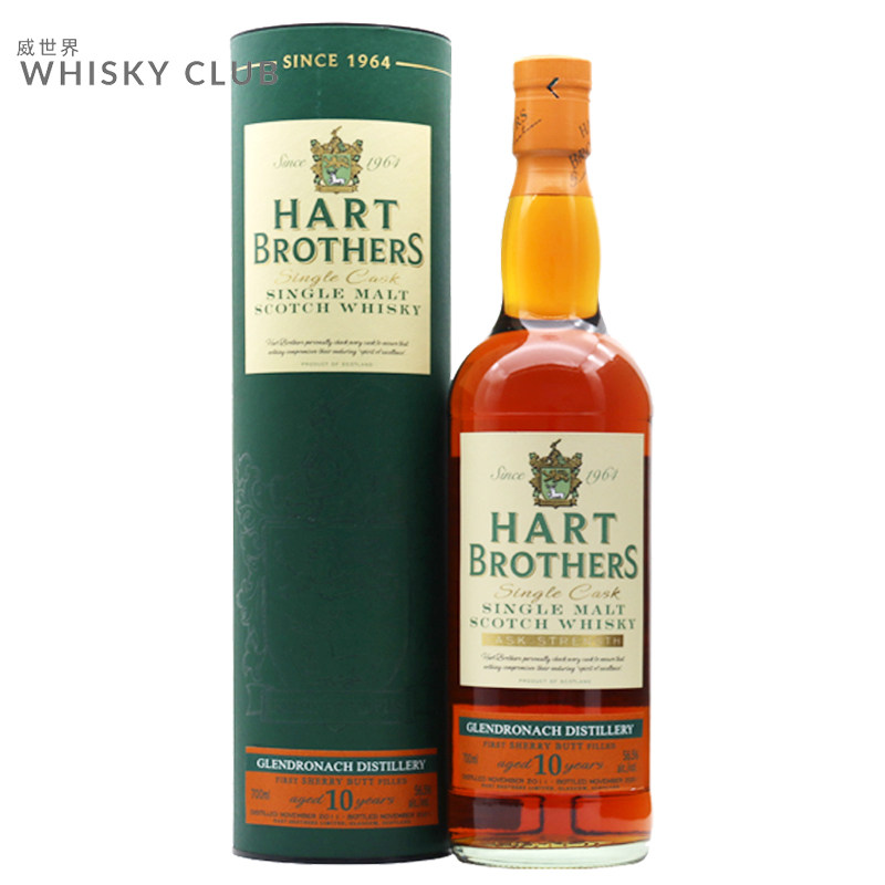 哈特兄弟格兰多纳10年单一麦芽苏格兰威士忌 hart brothers 洋酒