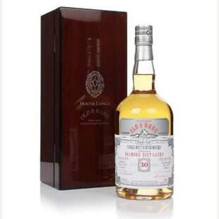达尔摩大摩30年1991波本桶亨特梁白金高年份威士忌桶强Dalmore