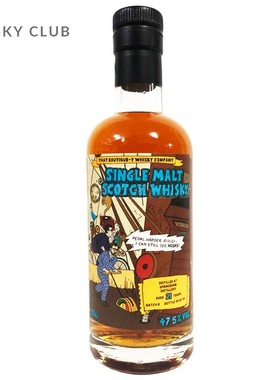 TBWC漫画标  云顶21年Springbank单一麦芽苏格兰威士忌洋酒 没盒