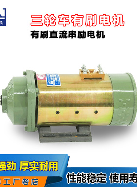 电动三轮车电机有刷直流串励机大功率全铜载重王60v72v2000w电机