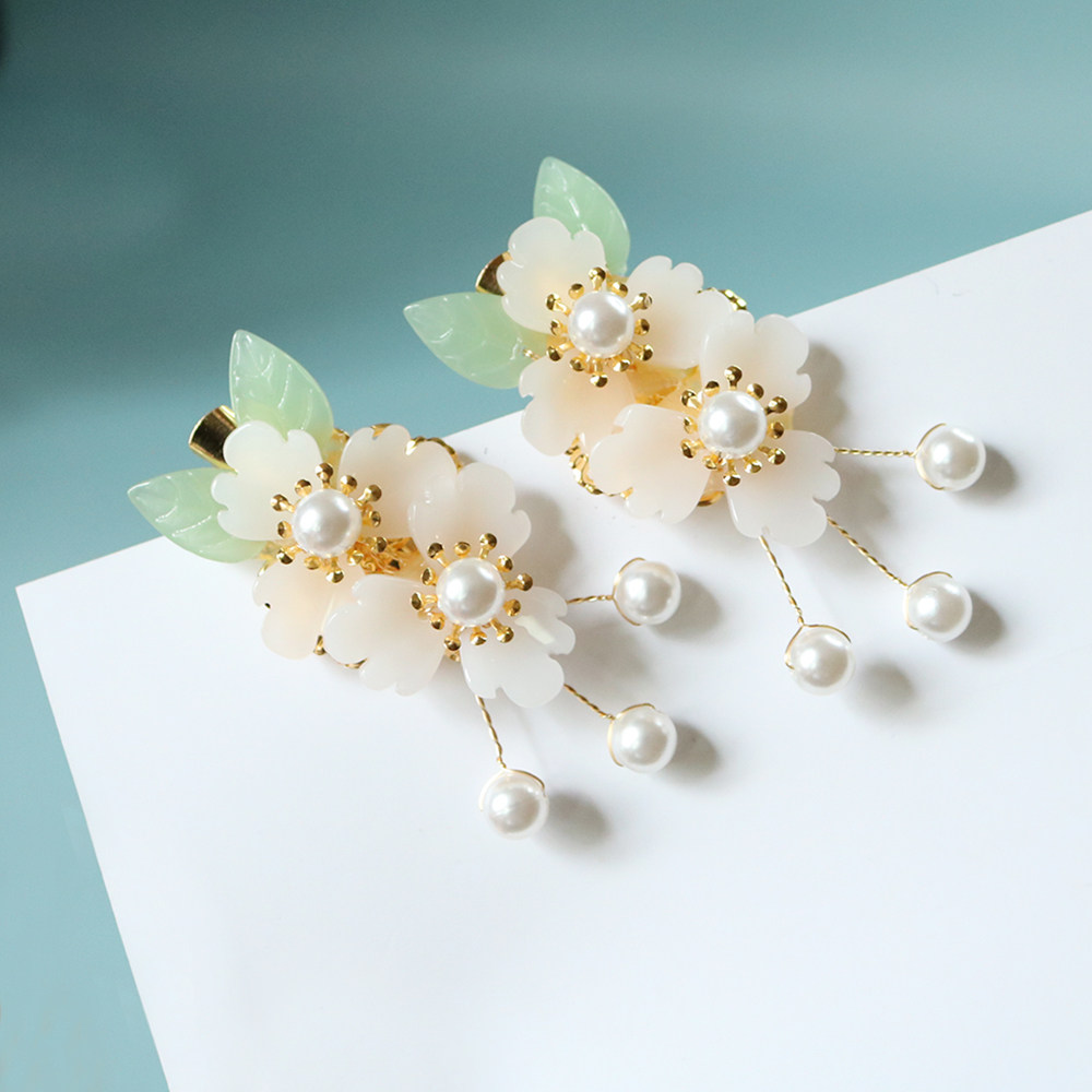 汉服头饰古风发夹儿童古装学生发饰配饰步摇流苏仙气夹子饰品