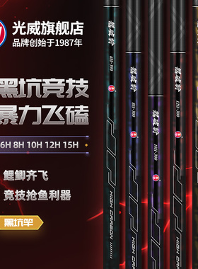 光威龙破斩6/8/10/12/15H暴力飞磕19调碳素超轻硬黑坑竞技钓鱼竿