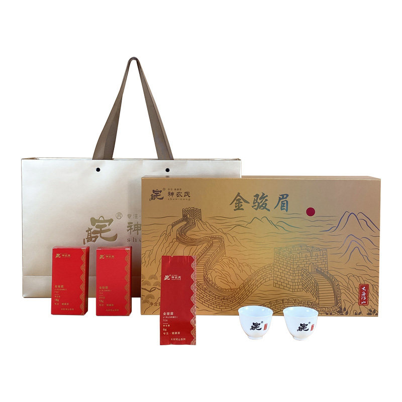 高宅神农氏茶叶大好河山金骏眉武夷红茶蜜香型茶叶礼盒装