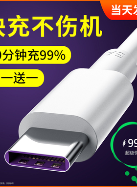 标域Type-c数据线tpyec适用5A华为p20p30小米8充电器线2s荣耀v10v20加长6x手机tpc快充tapyctypc9魅族p10