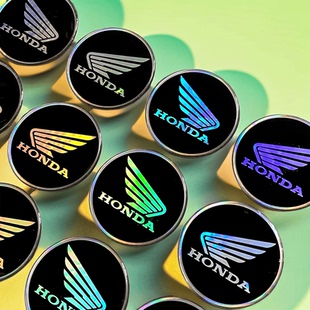 适用HONDA本田摩托车立体车标油箱贴滴胶贴纸装 翅膀贴 饰车身改装