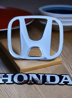 本田联名HONDA车头标摩托车改装