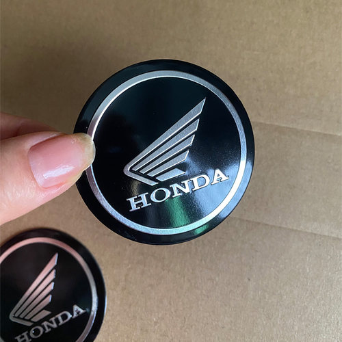 适用本田honda翅膀金属圆形标志