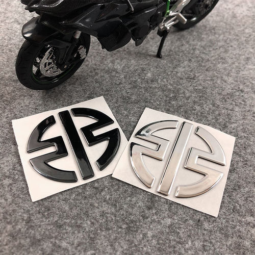 适用川崎立体贴纸H2R火神标志3D贴花小忍者ninja400/250/650/Z900