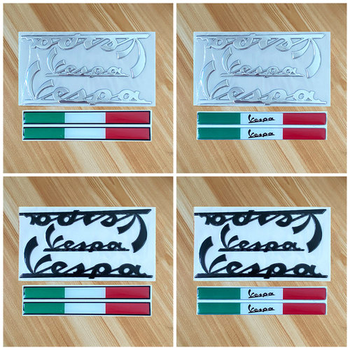 适用VESPA全系车标GTS300 GTV LX LXV春天冲刺摩托车贴花原厂比例