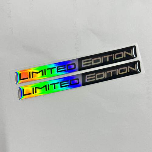 镭射反光滴胶车贴Limited edition摩托车车标改装车尾标贴纸