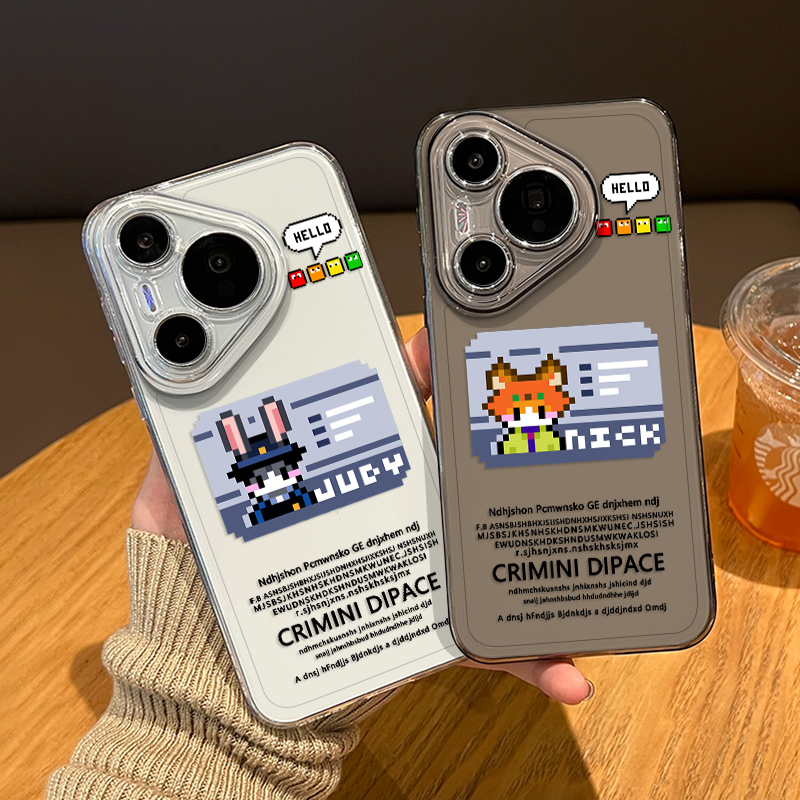 像素尼克朱迪手机壳适用华为系列