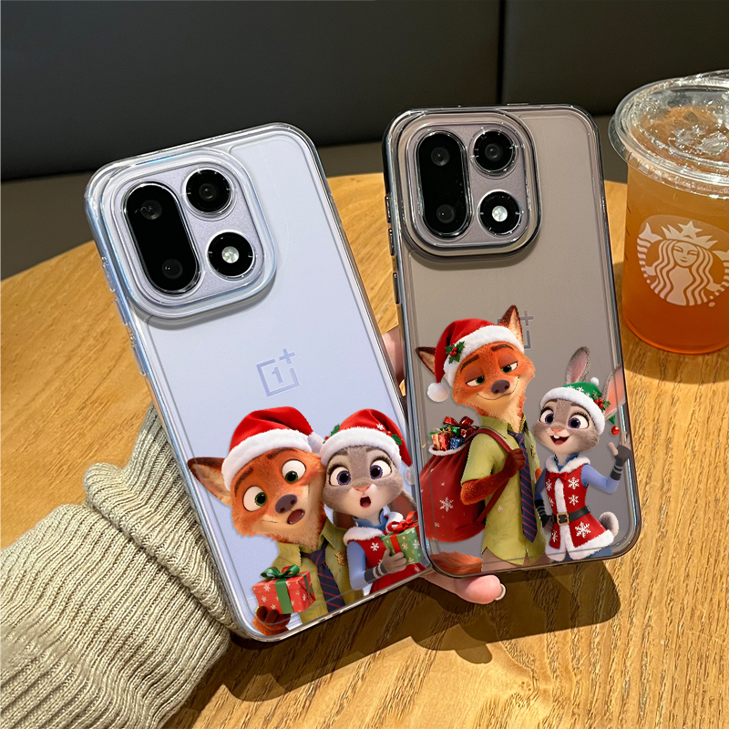 圣诞尼克朱迪手机壳适用一加系列