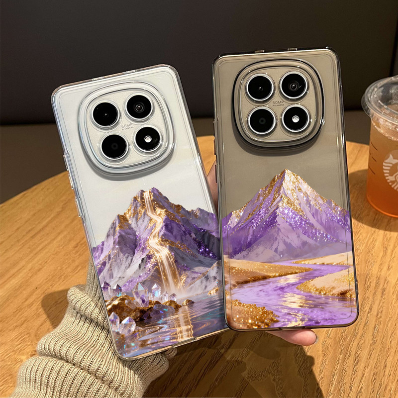 玄学流水生金手机壳适用红米note15pro马年14新年13发财turbo4情侣12新中式11t新款3金色10招财9外壳redmi十+