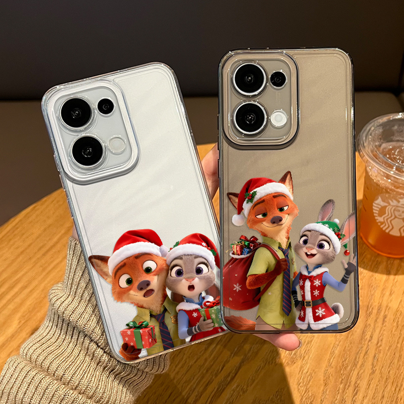 圣诞尼克朱迪手机壳适用OPPO系列