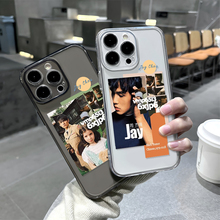 周杰伦手机壳适用苹果15唱片16/iphone14promax周边13男12女jay新款ins风p高11级感xs透明xr防摔pro软套8plus