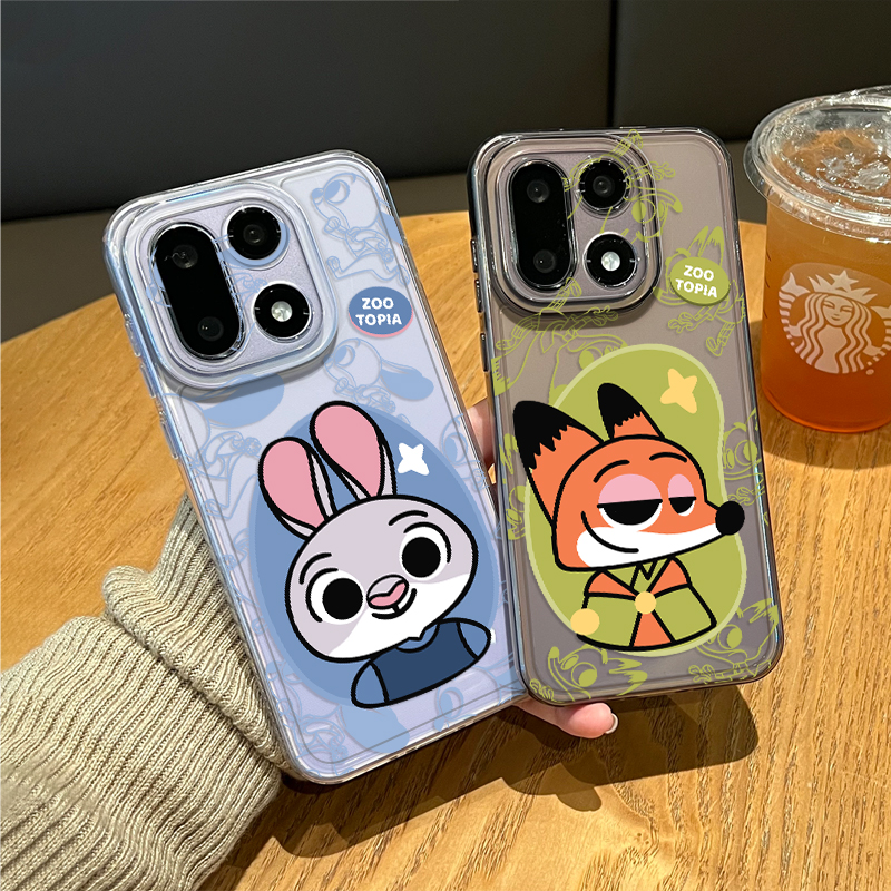 Q版尼克朱迪手机壳适用一加系列