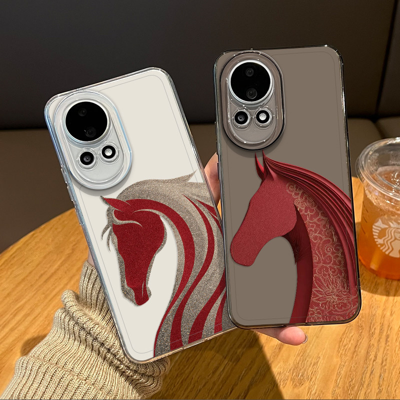 鎏金剪纸马手机壳适用华为nova15本命年14新年13pro过年12ultra透明11se情侣10马年9新款8红色7外壳por保护,3C数码配件,手机保护套/壳,淘宝优惠券,粉丝福利购,淘宝优惠卷