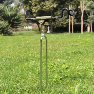 鱼竿架杆地插手海支架全金属炮台长竿矶竿抛竿金属竿架炮台支架