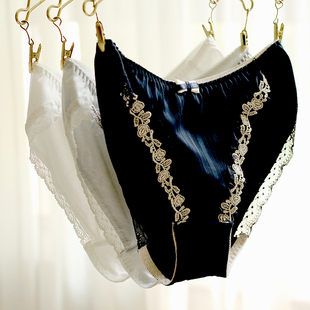 日单低调美纯棉低腰女士三角内裤 雪纺纱柔软全棉透气女短裤 包臀