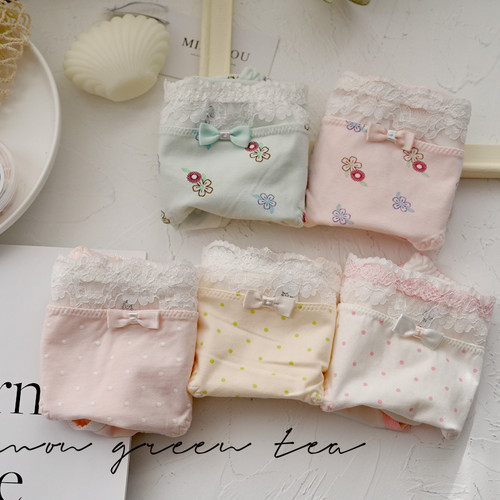 森系少女全棉包臀经期防漏生理裤