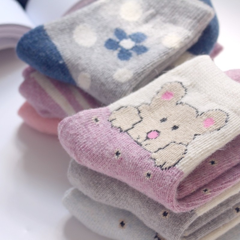 秋冬保暖兔羊毛混纺男女宝宝儿童短袜卡通松口不勒脚柔软无骨袜子,童装/婴儿装/亲子装,儿童袜子(0-16岁),淘宝优惠券,粉丝福利购,淘宝优惠卷