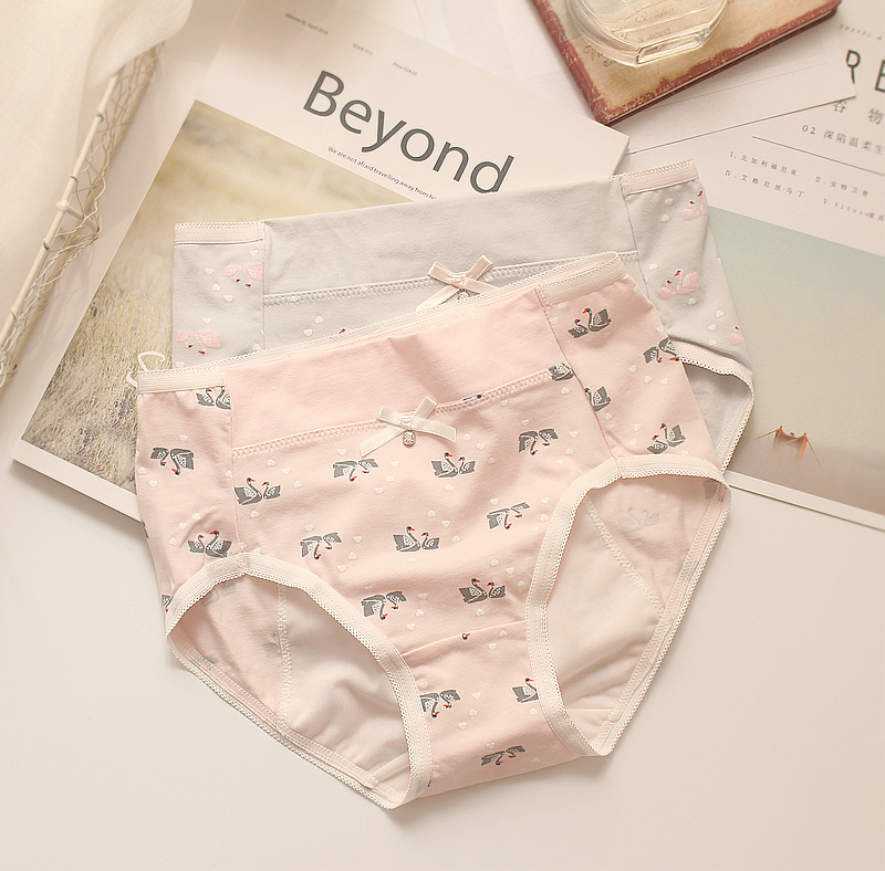 防漏中腰舒适纯棉生理裤