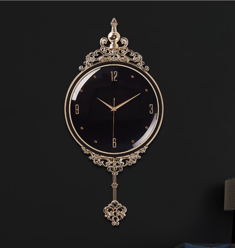 轻奢北欧式现代简约创意风石英钟