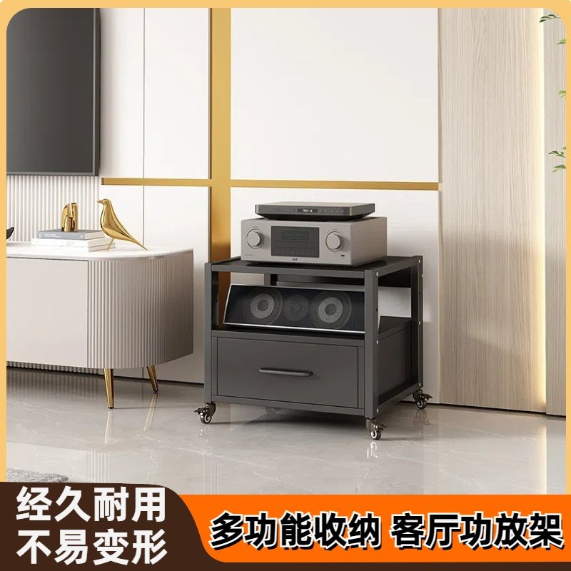 专业功放机架胆机支架CD音响机柜点歌机家用调音台耳机放大器脚架