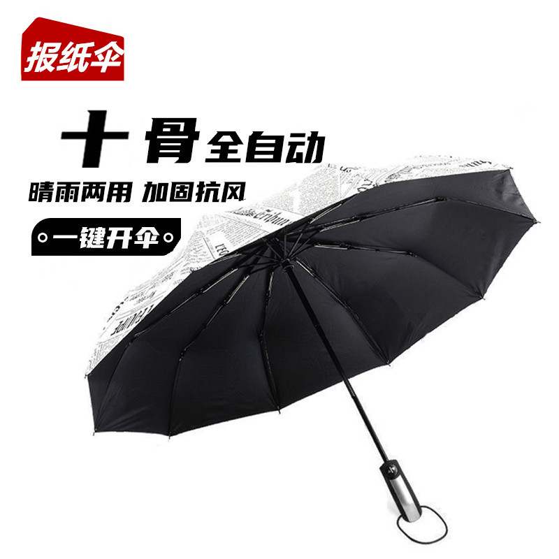 英伦伞黑胶涂层晴雨伞