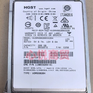 存储 SSD固态硬盘 200G EMC SAS VNX 2.5寸 12gb 005051195