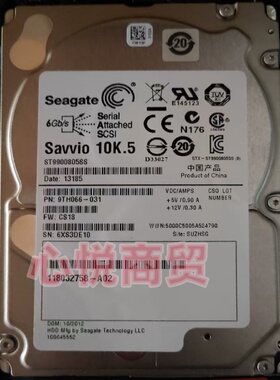 EMC 005049206 V4-2S10-900 900G 10K 2.5寸 SAS VNX 存储硬盘