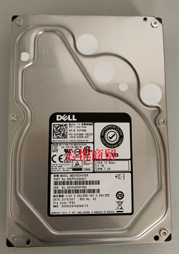 戴尔服务器硬盘4T7.2K3.5SAS