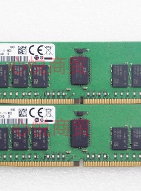 三星 M393A2K43BB1-CRC 16G 2RX8 PC4-2400T REG ECC 服务器内存