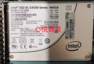 S3500 服务器 6gb 717968 2.5 SATA 002 480G HP惠普 SSD固态硬盘