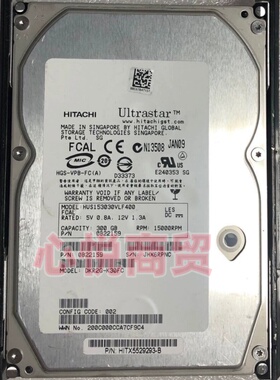 HDS 5529293-B XP20000 XP24000 300G 3.5寸 15K FC 存储硬盘
