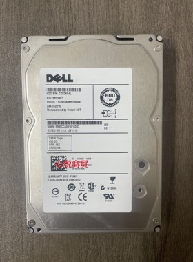DELL 戴尔 0W348K HUS156060VLS600服务器硬盘600G SAS 15K 3.5寸