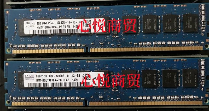 现代 海力士 HMT41GU7AFR8A-PB 8G DDR3L 1600 纯ECC 服务器内存