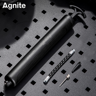 得力文具安格耐特F1327打气筒便携充气可充篮球足球排球皮球