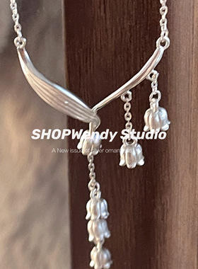 铃兰花开S999足银纯银春日项链