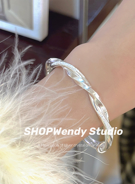 莫比乌斯999.9足银手镯