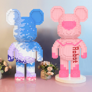 暴力熊积木2025新款成人版高难度巨大型拼图6到12岁拼装玩具摆件