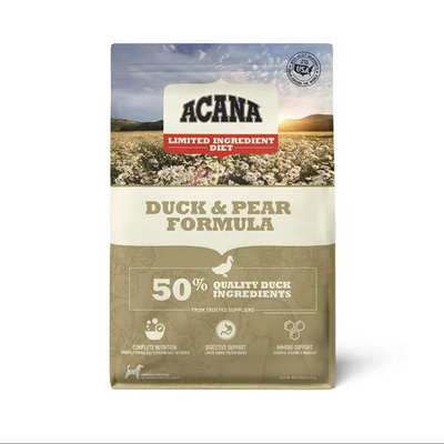 【不是假货】acana爱肯拿鸭肉梨无谷狗粮成犬幼犬全犬期