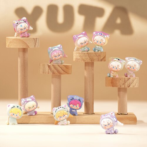 现货YUTA贴贴大联盟萌粒系列盲盒潮玩手办可爱摆件送女生日礼物