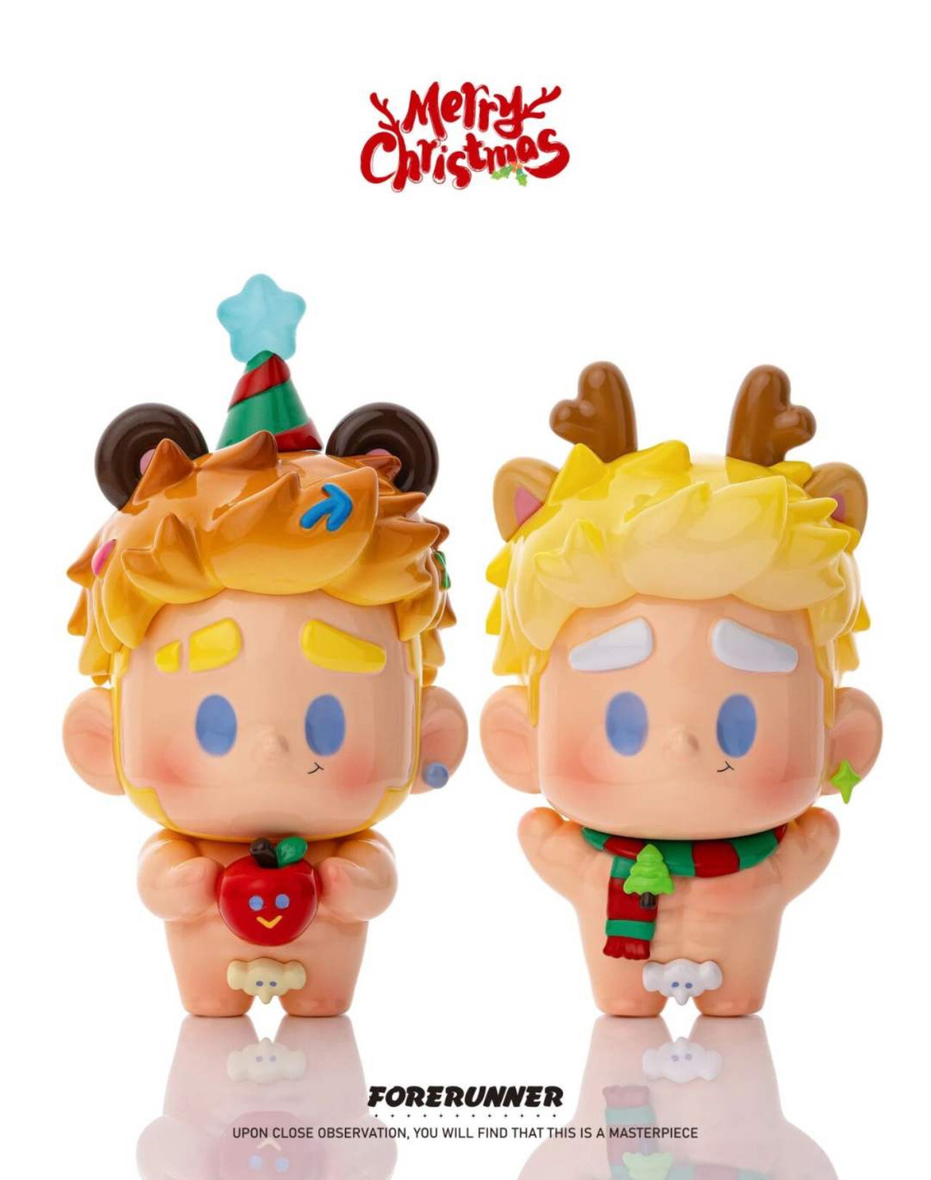 forerunner先驱者pts吊卡大娃圣诞宇航员展会潮玩手办摆件礼物