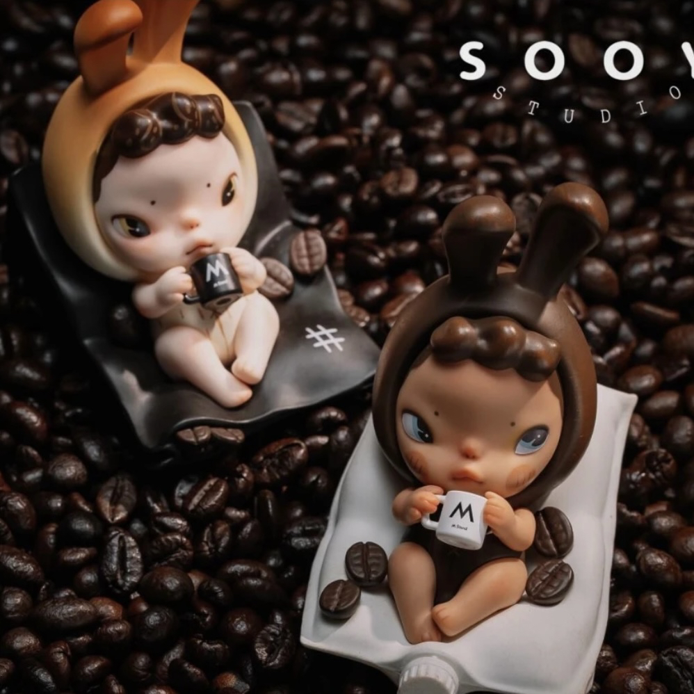 现货sooya M Stand咖啡系列盲盒巨星ban手办潮玩摆件公仔送人礼物