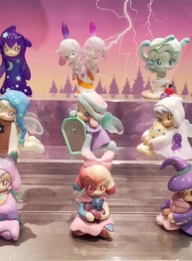 现货包邮AAMY魔女物语盲盒潮流玩具手办摆件网红可爱公仔玩偶礼物