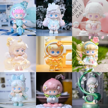 Eensy恩希美人鱼天鹅少女告白幼稚园潮玩展会手办大娃摆件可爱礼