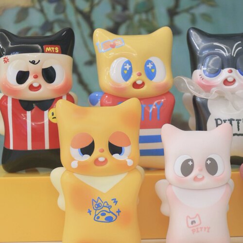 新品Pitty碎碎冰洗漱日记独角兽潮汐之心QDF潮玩展会大娃可爱