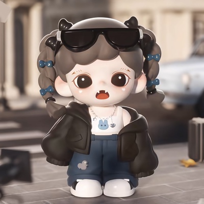 现新品Zoraa女明星小蛋糕姜饼小熊藏野小羊QDF潮玩展会限定大娃